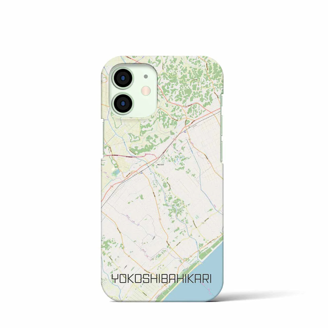 【横芝光（千葉県）】地図柄iPhoneケース（バックカバータイプ）