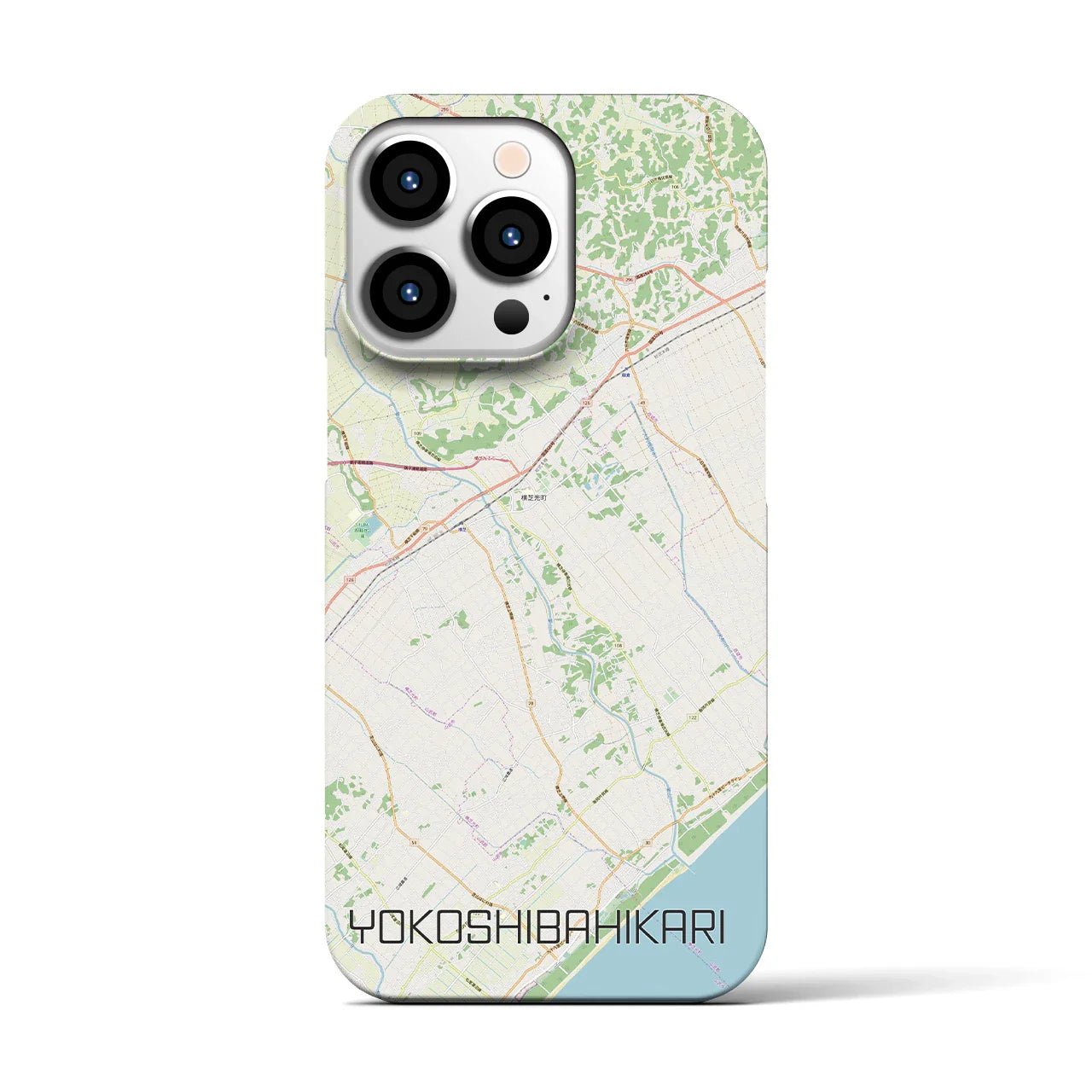 【横芝光（千葉県）】地図柄iPhoneケース（バックカバータイプ）
