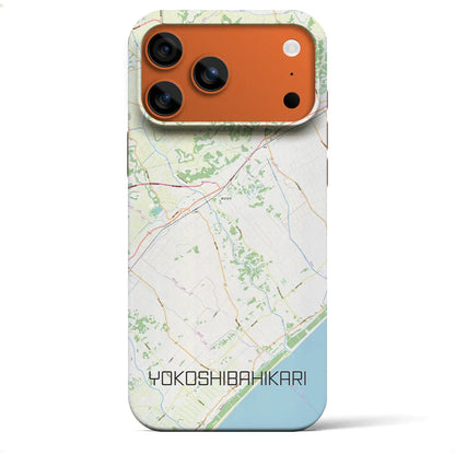 【横芝光（千葉県）】地図柄iPhoneケース（バックカバータイプ）