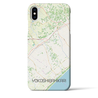 【横芝光（千葉県）】地図柄iPhoneケース（バックカバータイプ）