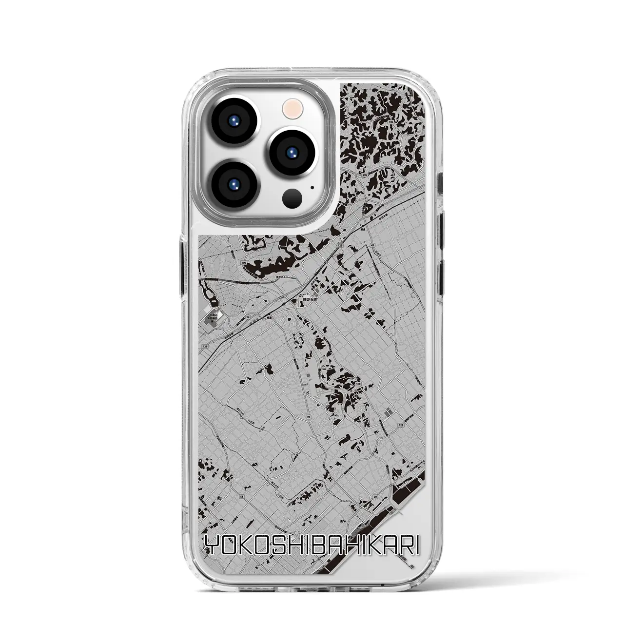 【横芝光（千葉県）】地図柄iPhoneケース（MagSafeタイプ）