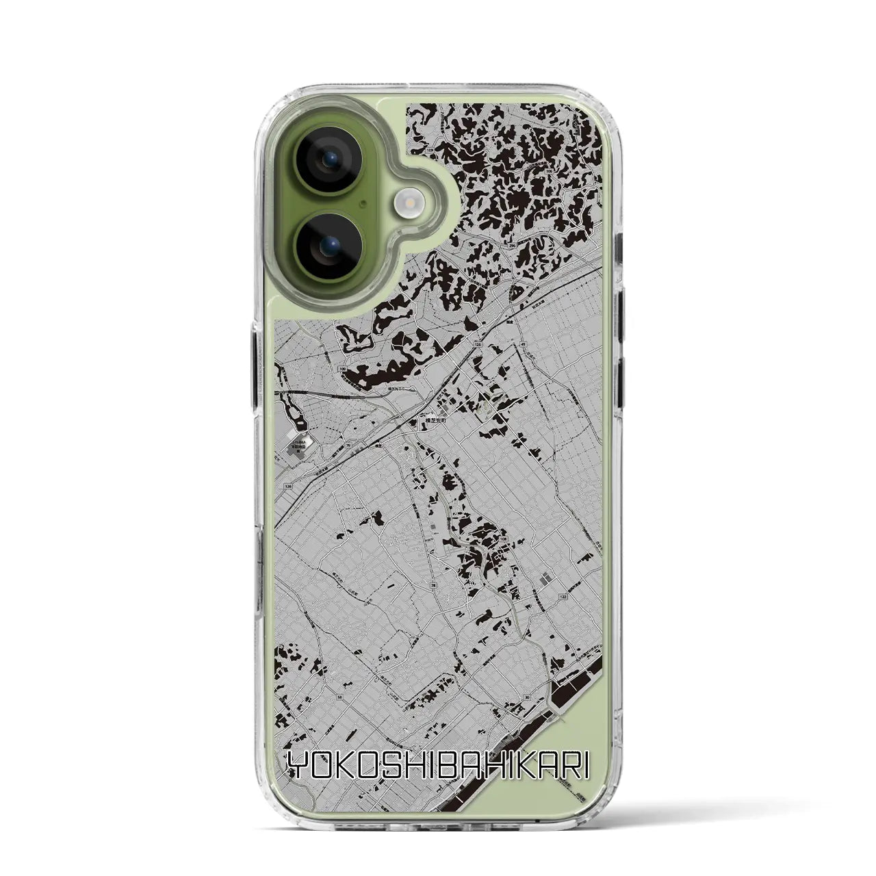 【横芝光（千葉県）】地図柄iPhoneケース（MagSafeタイプ）