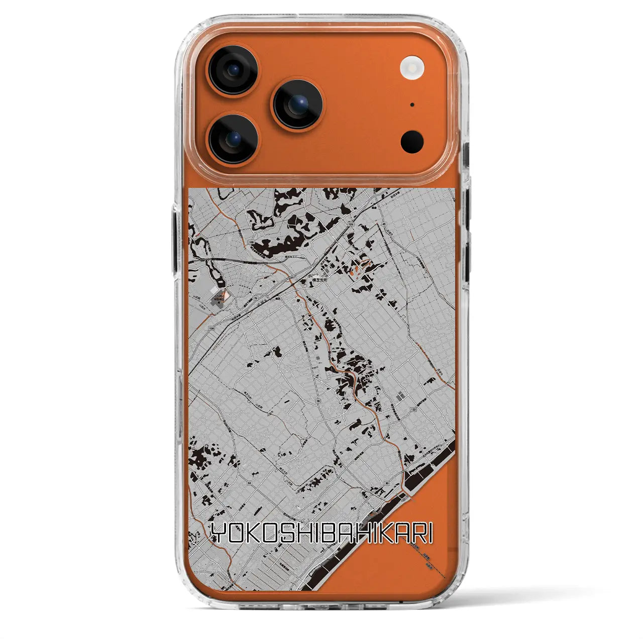 【横芝光（千葉県）】地図柄iPhoneケース（MagSafeタイプ）