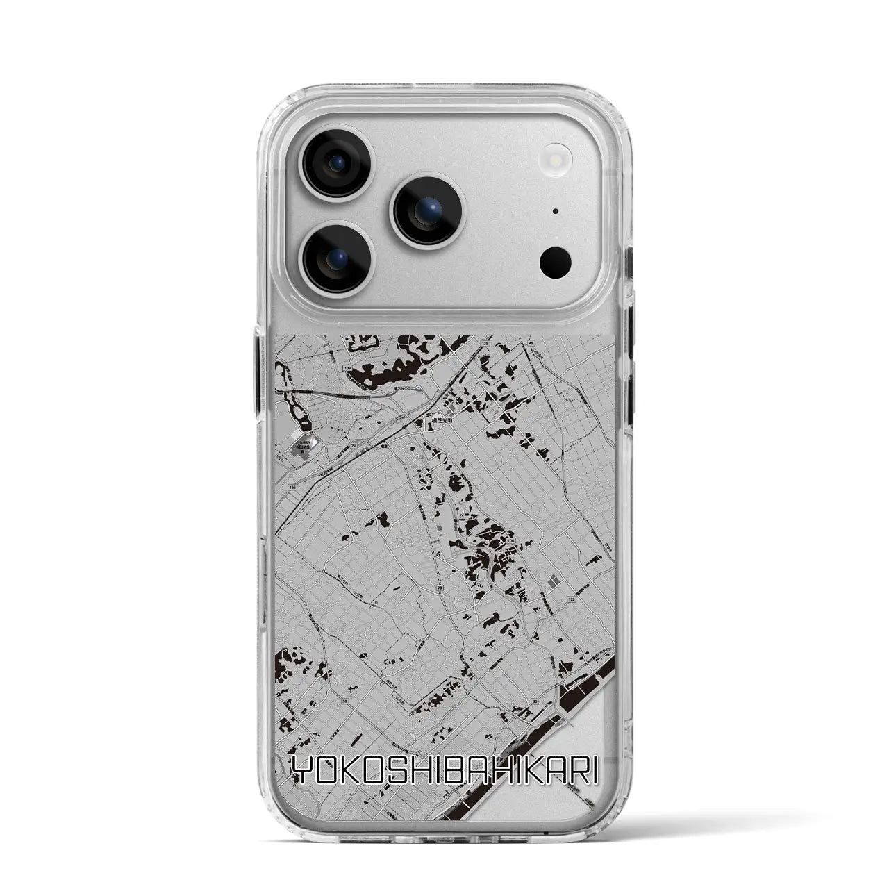 【横芝光（千葉県）】地図柄iPhoneケース（MagSafeタイプ）