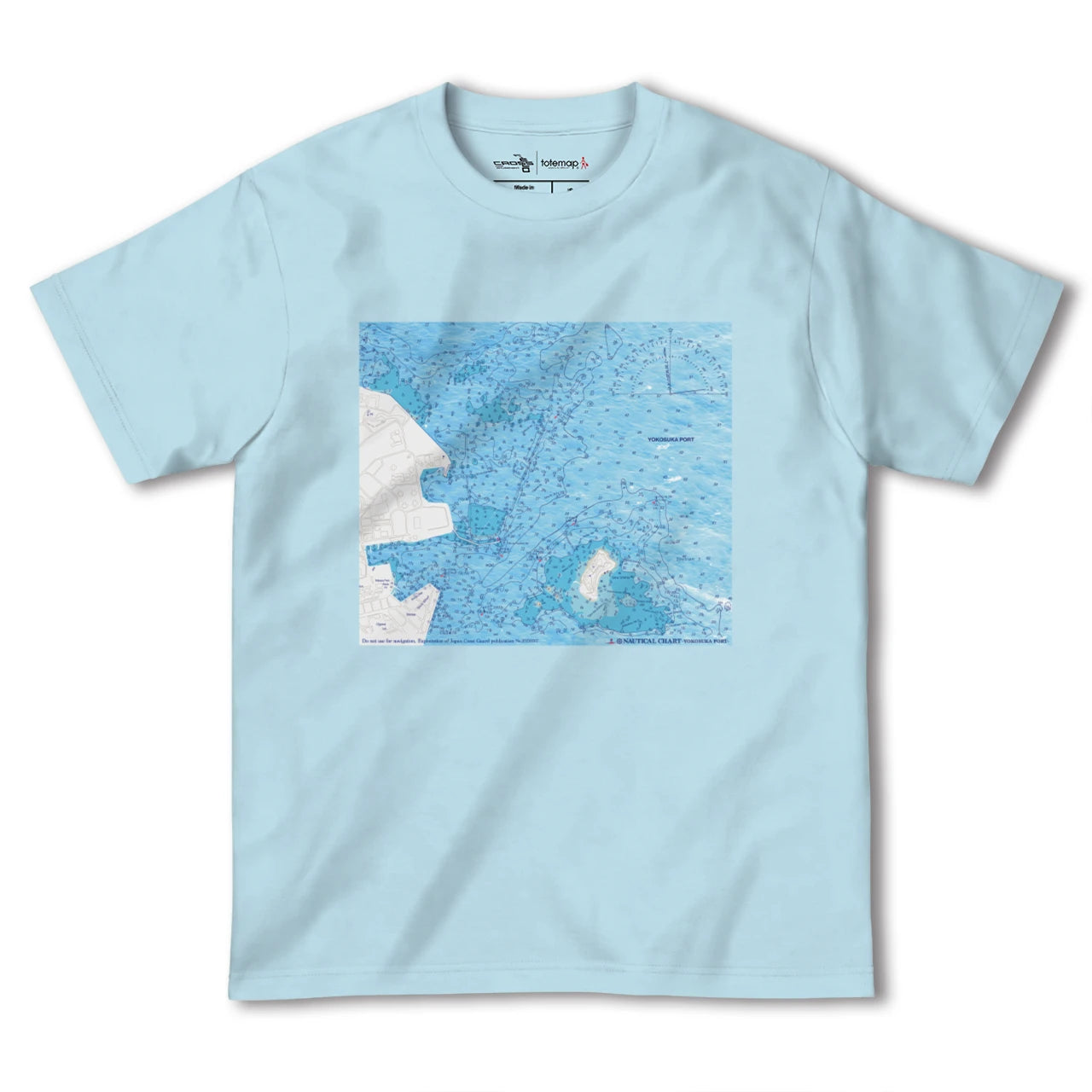 【横須賀港（神奈川県）】海図Tシャツ