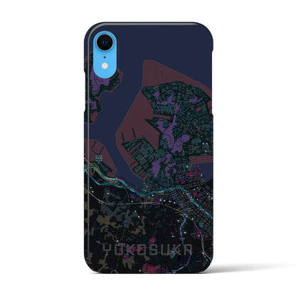 【横須賀（神奈川県）】地図柄iPhoneケース（バックカバータイプ）