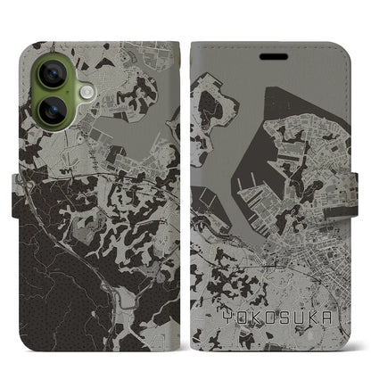 【横須賀（神奈川県）】地図柄iPhoneケース（手帳タイプ）