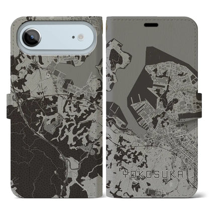 【横須賀（神奈川県）】地図柄iPhoneケース（手帳タイプ）