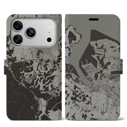 【横須賀（神奈川県）】地図柄iPhoneケース（手帳タイプ）