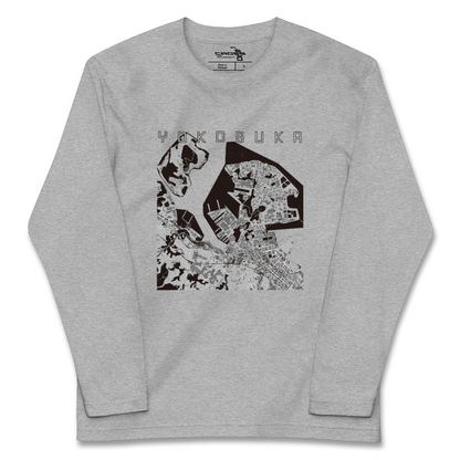 【横須賀（神奈川県）】地図柄ロングスリーブTシャツ