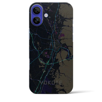 【横手（秋田県）】地図柄iPhoneケース（バックカバータイプ）