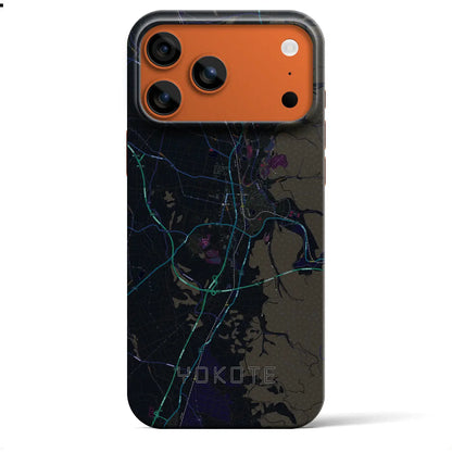 【横手（秋田県）】地図柄iPhoneケース（バックカバータイプ）