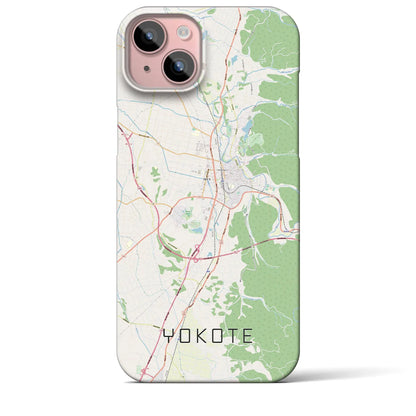 【横手（秋田県）】地図柄iPhoneケース（バックカバータイプ）