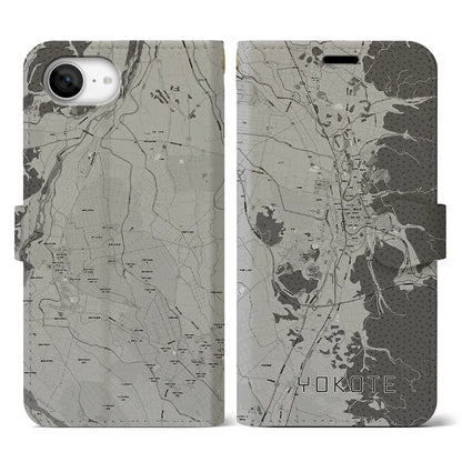 【横手（秋田県）】地図柄iPhoneケース（手帳タイプ）