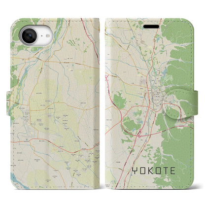 【横手（秋田県）】地図柄iPhoneケース（手帳タイプ）