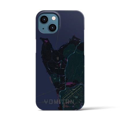 【読谷（沖縄県）】地図柄iPhoneケース（バックカバータイプ）