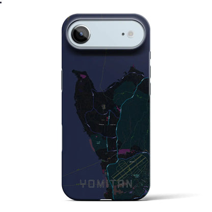 【読谷（沖縄県）】地図柄iPhoneケース（バックカバータイプ）