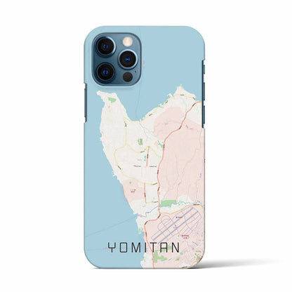 【読谷（沖縄県）】地図柄iPhoneケース（バックカバータイプ）