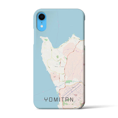 【読谷（沖縄県）】地図柄iPhoneケース（バックカバータイプ）