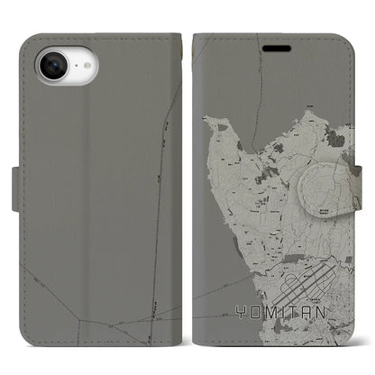 【読谷（沖縄県）】地図柄iPhoneケース（手帳タイプ）