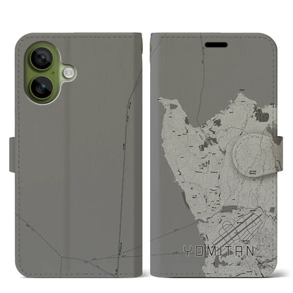 【読谷（沖縄県）】地図柄iPhoneケース（手帳タイプ）