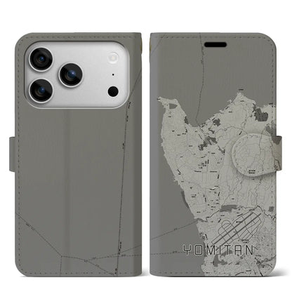 【読谷（沖縄県）】地図柄iPhoneケース（手帳タイプ）