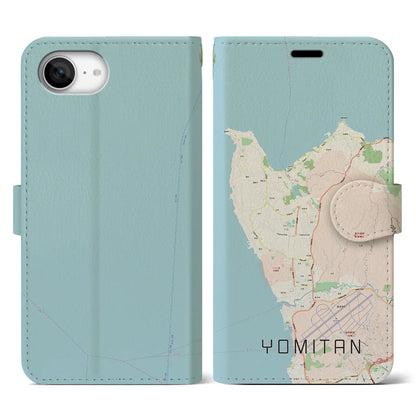 【読谷（沖縄県）】地図柄iPhoneケース（手帳タイプ）