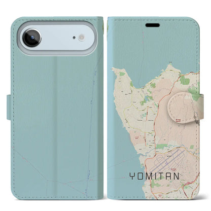 【読谷（沖縄県）】地図柄iPhoneケース（手帳タイプ）