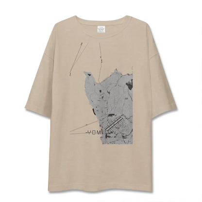 【読谷（沖縄県）】地図柄ビッグシルエットTシャツ