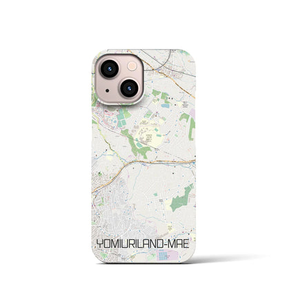 【読売ランド前（神奈川県）】地図柄iPhoneケース（バックカバータイプ）