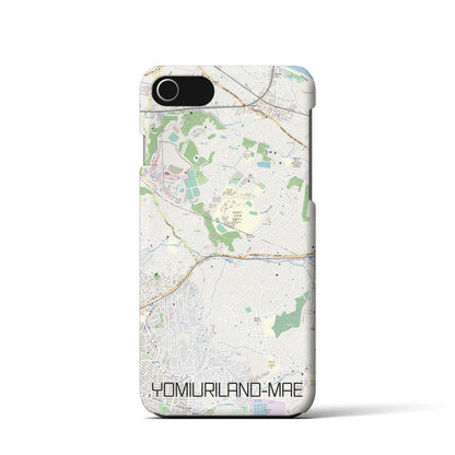 【読売ランド前（神奈川県）】地図柄iPhoneケース（バックカバータイプ）