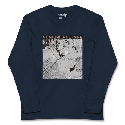 【読売ランド前（神奈川県）】地図柄ロングスリーブTシャツ