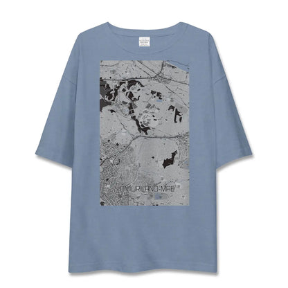 【読売ランド前（神奈川県）】地図柄ビッグシルエットTシャツ