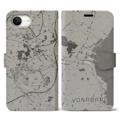 【与那原（沖縄県）】地図柄iPhoneケース（手帳タイプ）