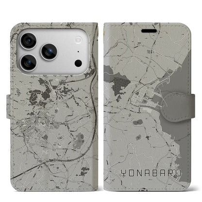 【与那原（沖縄県）】地図柄iPhoneケース（手帳タイプ）