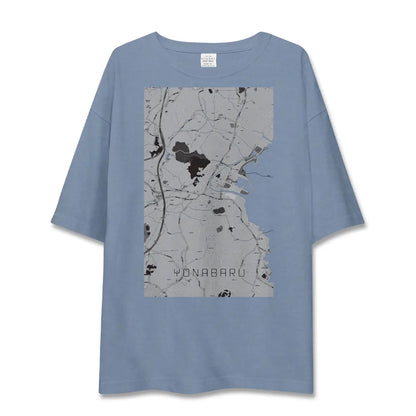 【与那原（沖縄県）】地図柄ビッグシルエットTシャツ