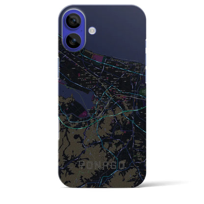 【米子（鳥取県）】地図柄iPhoneケース（バックカバータイプ）