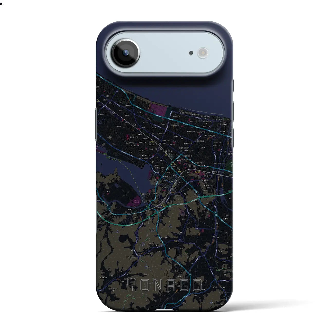 【米子（鳥取県）】地図柄iPhoneケース（バックカバータイプ）