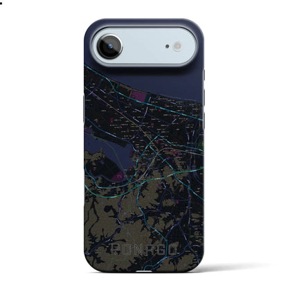 【米子（鳥取県）】地図柄iPhoneケース（バックカバータイプ）