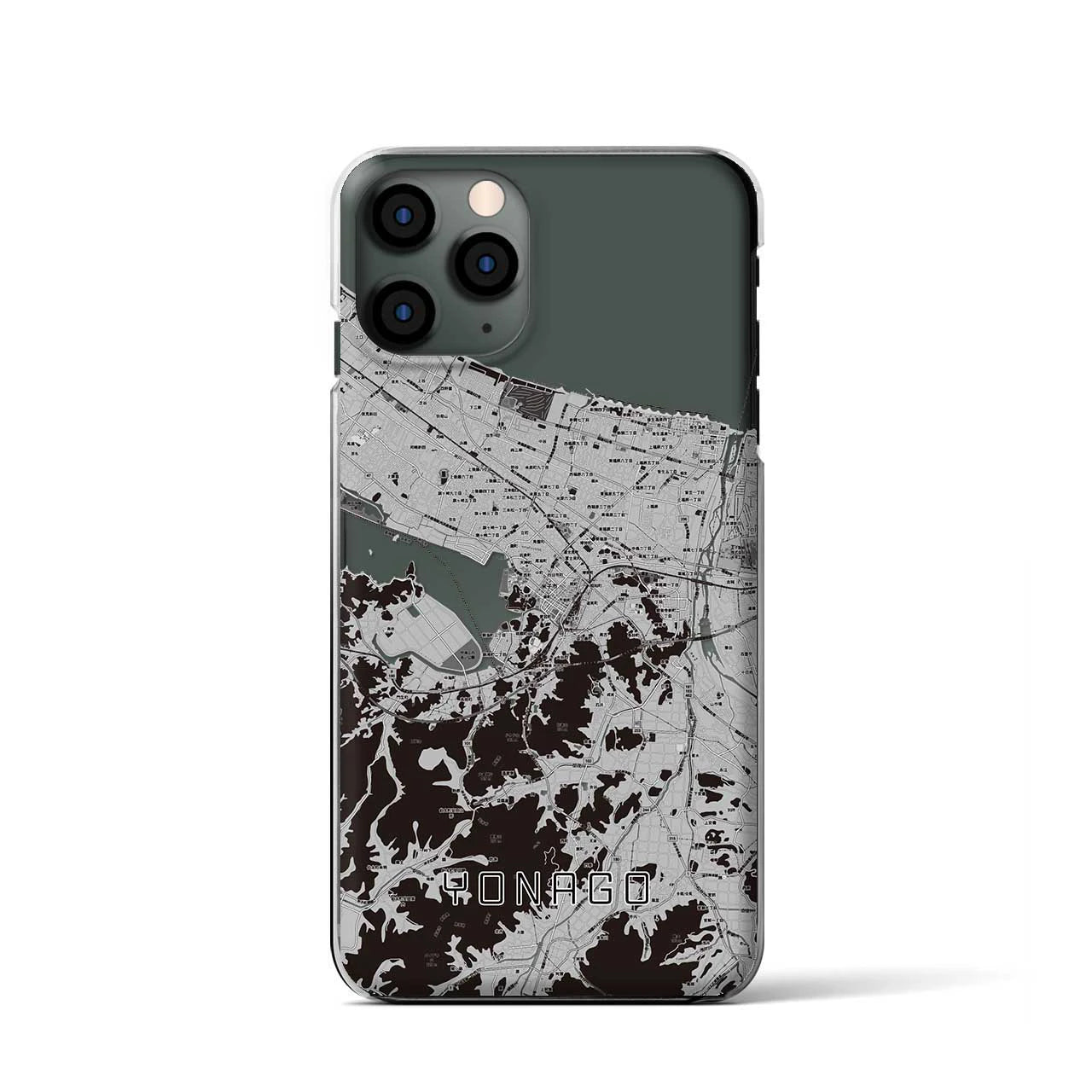 【米子（鳥取県）】地図柄iPhoneケース（クリアタイプ）