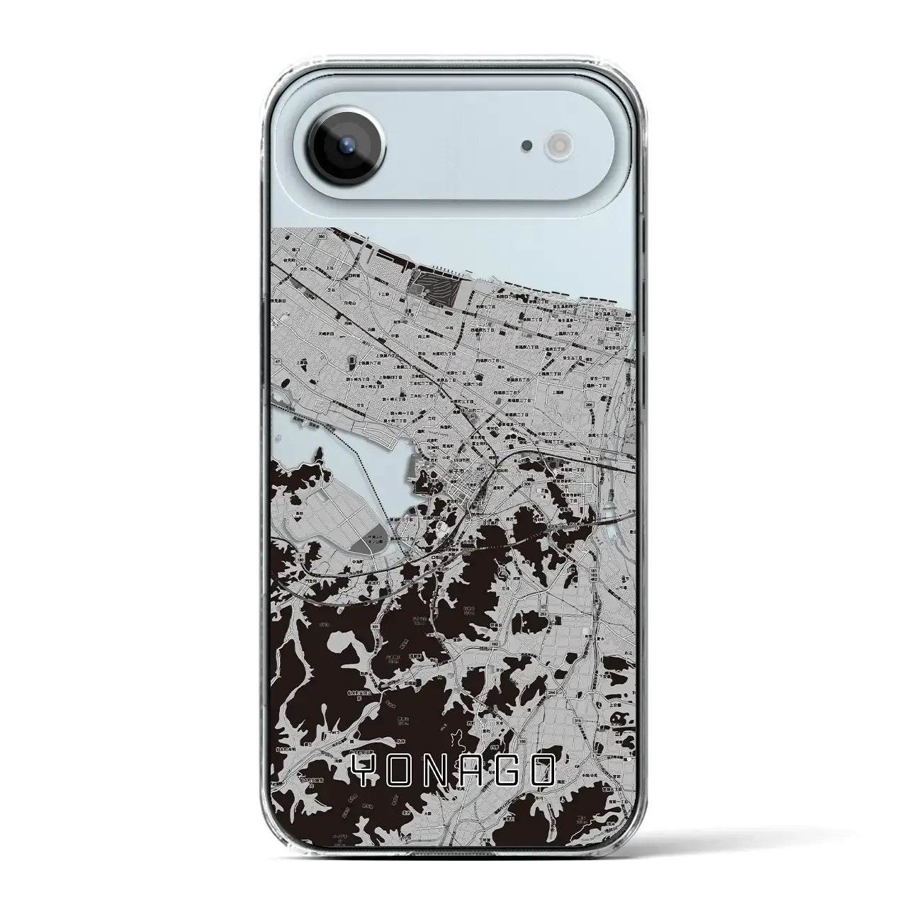 【米子（鳥取県）】地図柄iPhoneケース（クリアタイプ）