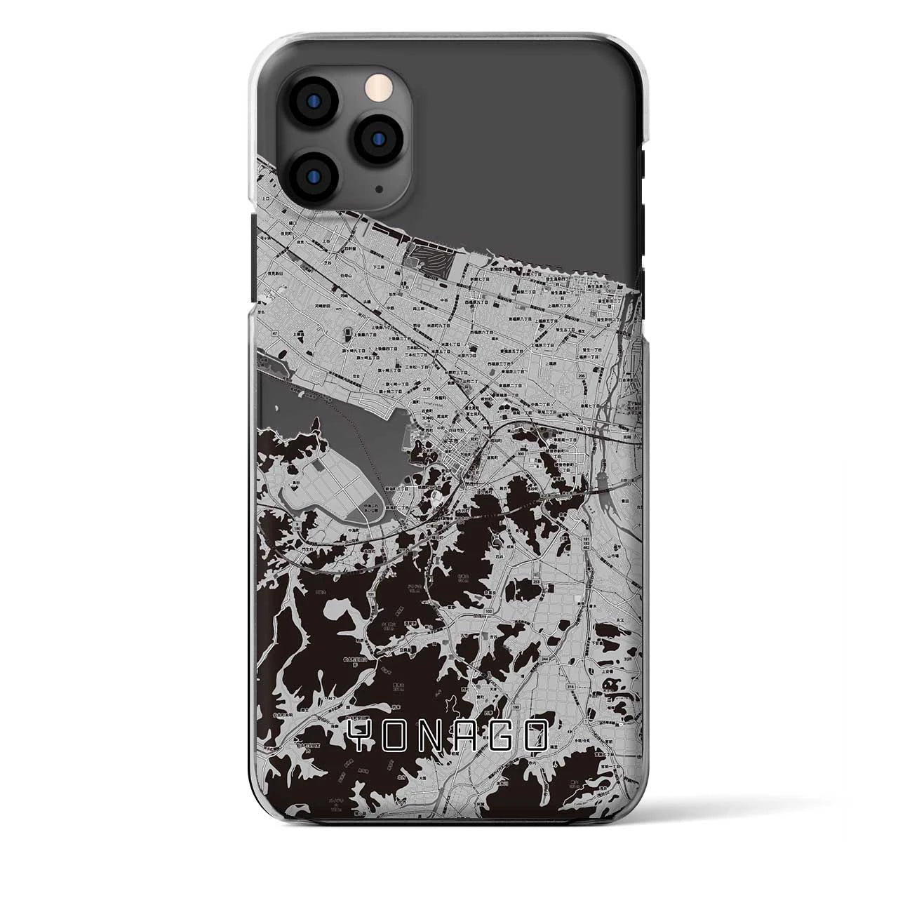 【米子（鳥取県）】地図柄iPhoneケース（クリアタイプ）