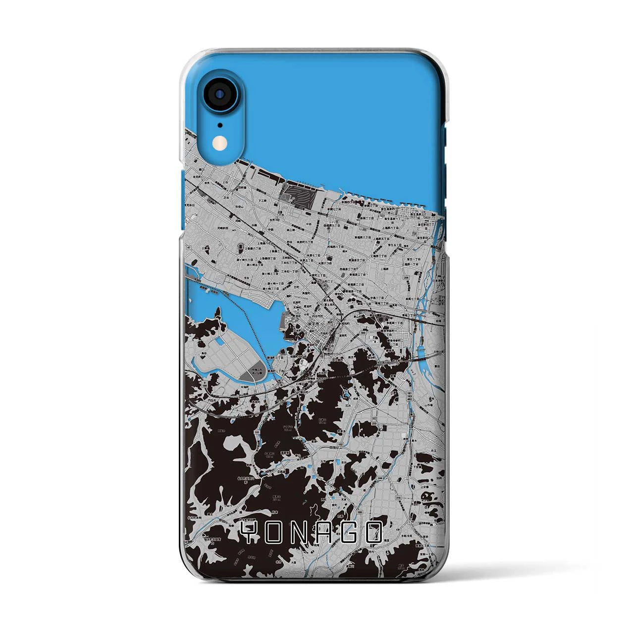 【米子（鳥取県）】地図柄iPhoneケース（クリアタイプ）