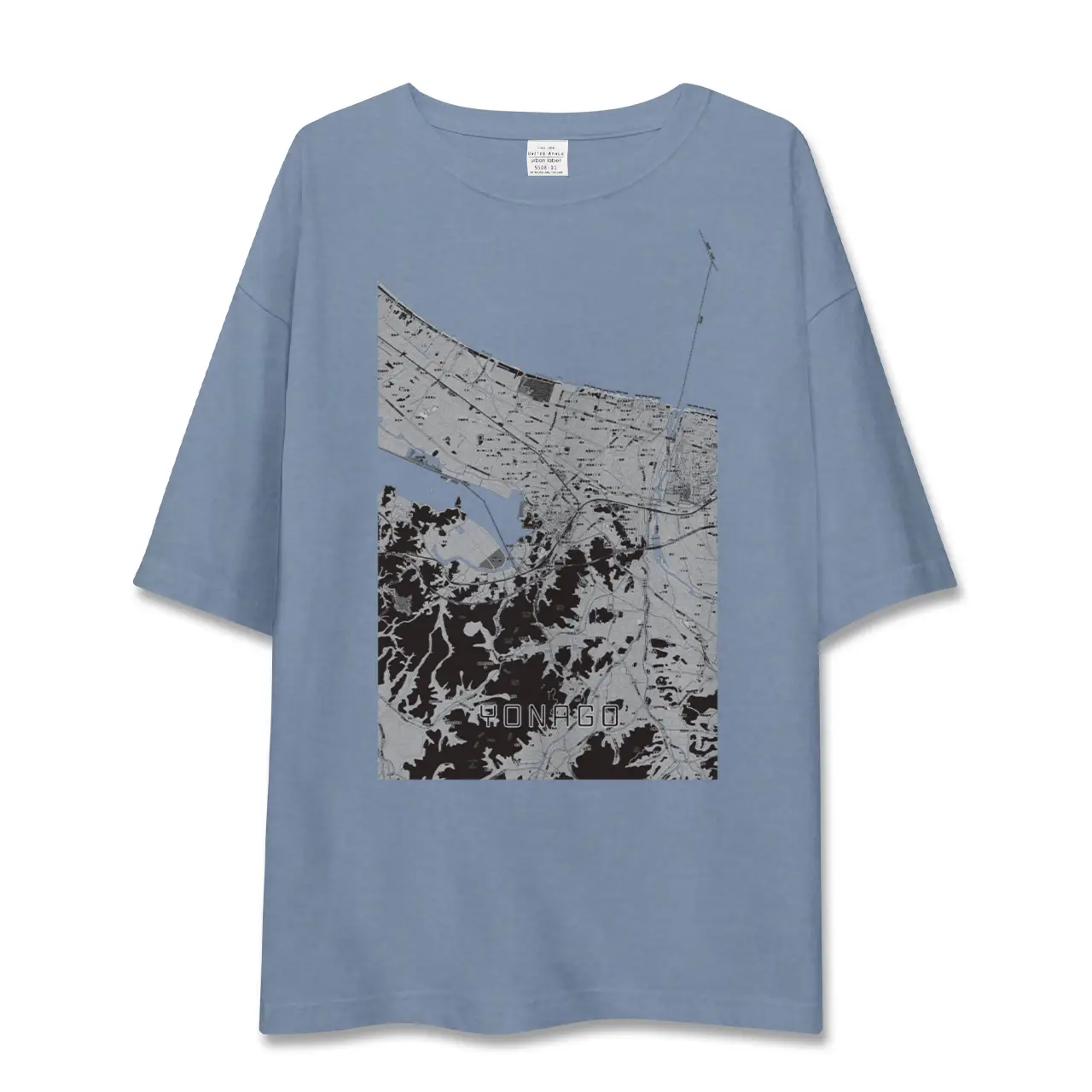 【米子（鳥取県）】地図柄ビッグシルエットTシャツ
