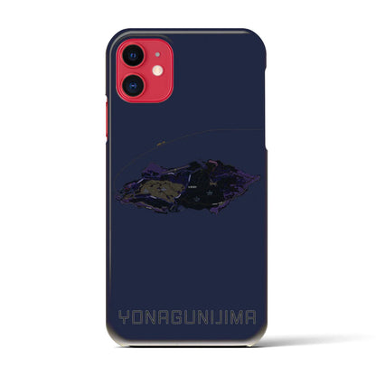 【与那国島（沖縄県）】地図柄iPhoneケース（バックカバータイプ）