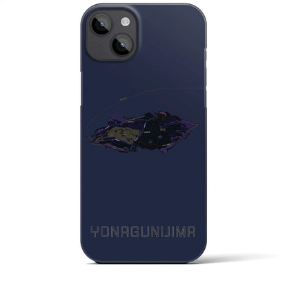 【与那国島（沖縄県）】地図柄iPhoneケース（バックカバータイプ）