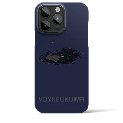 【与那国島（沖縄県）】地図柄iPhoneケース（バックカバータイプ）