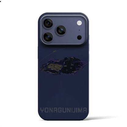 【与那国島（沖縄県）】地図柄iPhoneケース（バックカバータイプ）