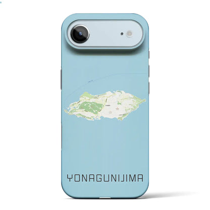 【与那国島（沖縄県）】地図柄iPhoneケース（バックカバータイプ）