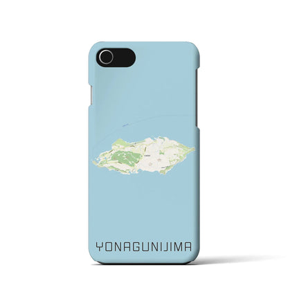 【与那国島（沖縄県）】地図柄iPhoneケース（バックカバータイプ）